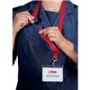 Cordoncini in tessuto con morsetto Durable - 44x20 cm - nero (conf. da 10 pezzi)
