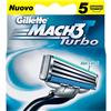 Lame di ricambio Mach3 Turbo Gillette 10x5 (conf. 5 pz)