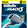 Lame di ricambio per Mach3 Improved Gillette - (conf. da 5 pezzi)