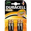 Pile Duracell Plus - ministilo AAA (blister da 4 pile)