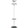 Appendiabiti Totem Ergosit - H 172 - Ø 39 cm - nero/alluminio
