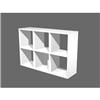 Libreria Maxicube - 6 caselle - 104,1x29,2x69,8 cm - bianco Libreria Maxicube - 6 caselle - 104,1x29,2x69,8 cm - bianco