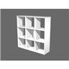 Libreria Maxicube - 9 caselle - 104,1x29,2x103,9 cm - bianco Libreria Maxicube - 9 caselle - 104,1x29,2x103,9 cm - bianco