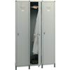 Spogliatoio da 3 posti Cosmet - 102x36x175 cm - grigio chiaro