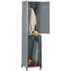 Spogliatoio Mini da 2 posti Cosmet - 40x45x180 cm - grigio chiaro