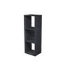 Libreria Maxicube - 3 caselle - 35,9x29,2x103,9 cm - nero Libreria Maxicube - 3 caselle - 35,9x29,2x103,9 cm - nero
