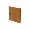 Anta e retro per librerie Maxicube - 32,2x32,1 cm - noce