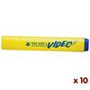 Evidenziatori Tratto Video - a scalpello - 1/5 mm - giallo (conf. 10 pezzi)