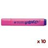 Evidenziatori Tratto Video - a scalpello - 1/5 mm - rosa (conf. 10 pezzi)
