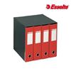 Gruppo 4 registratori Eurofile Esselte - rosso - dorso 8 - 23x30 cm