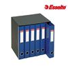 Gruppo da 6 registratori Eurofile Esselte - blu - dorso 5 - 23x30 cm