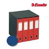 Gruppo da 4 registratori Eurofile Esselte - blu - dorso 8 - 23x30 cm