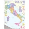 Poster geografico da muro Belletti - Italia postale - 97x131 cm