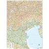 Poster geografico da muro Belletti - Triveneto - 97x131,5 cm