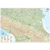 Poster geografico da muro Belletti - Emilia Romagna - 97x67 cm