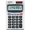 Calcolatrice tascabile EL 379 SB Sharp - solare e batteria - 12 cifre