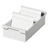Vaschetta in plastica Exacompta - A6 orizzontale - 166x347x79 mm - 1200 schede