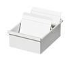Vaschetta in plastica Exacompta - A5 orizzontale - 228x225x96mm - 600 schede