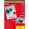 Film per stampanti laser e copiatrici Folex - bianco lucido - 125 my (conf. 50 fogli)