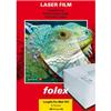 Film per stampanti laser e copiatrici Folex - bianco mattato - 140 my (conf. 100 fogli)
