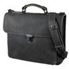 Borsa in pelle Fatty Juscha - 33x12x38 cm - grigio - 47153