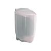 Dispenser da bagno ecologici QTS per sapone liquido  - 12,5x11,5x21 cm - 1000 ml - uso1/ecos