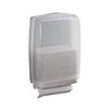 Dispenser bagno ecologici QTS per asciugamani intercalati  - 30,5x14,5x41,5 cm - 500 fogli - U-FO/3-ECOS