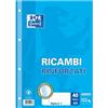 Ricambi rinforzati Oxford - A4 - rigatura C con margini (conf. 40 fogli)