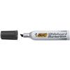 Marcatore per lavagna Velleda 1781 Bic - punta a scalpello - 3/6 mm - nero