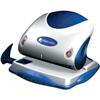 Perforatore Premium Rexel - 2 fori - argento/blu - 25 fogli