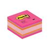 Post-it® Cubi colorati - Joy - 76x76 mm - fucsia, viola, arancio neon, rosa pastello