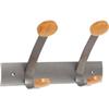 Appendiabiti da parete Duo Alba - 4 ganci - grigio (pz. singolo)