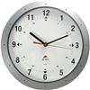 Orologio da parete Easy Time Alba - analogico - Ø 30 cm - grigio metallizzato