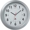 Orologio da parete Big Clock Alba - grigio metallizzato - Ø 38 cm