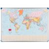 Poster geografico magnetico Nobo - Planisfero - 87x124 cm