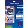 Biglietti da visita fronte/retro Quick&Clean¶ Avery - 260 g/mq - tela di lino - (conf. da 10 fogli) Biglietti da visita fronte/retro Quick&Clean¶ Avery - 260 g/mq - tela di lino - (conf. da 10 fogli)
