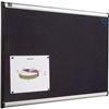 Pannello in gomma serie Prestige Nobo - nero - 90x120 cm