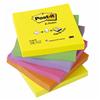 Ricariche Post-it® Z-Note - 76x76 mm - 2 gialli, verde, lilla, arancio, rosa - (conf. da 6 pezzi)