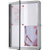Bacheca per interni Nobo - 8xA4 - 97x3,7x69 cm - orizzontale