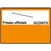 Etichette Sconto Prezzatrice Printex - Arancio - (conf. da 10 pezzi)