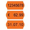 Etichette per prezzatrici Avery Dennison - 12x26 mm - removibili - arancione (conf. da 15000 etichette)