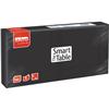 Tovaglioli in carta Fato 25x25 cm - nero (conf. da 100 pezzi)