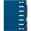 Classificatori Harmonika® Exacompta - 24x32cm - 7 tasti - assortiti - (conf. da 8 pezzi)