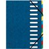 Classificatori Harmonika® Exacompta - 24x32cm - 12 tasti - blu - (pezzo singolo)