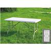 Tavolo pieghevole Serena Group - 152x76x74 cm - bianco/grigio