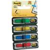 Post-it® Index Mini 684 - assortiti - (conf. da 4 pezzi)
