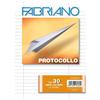 Fogli protocollo Fabriano - rigato uso bollo (conf. 30 fogli)