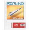 Fogli protocollo Fabriano - a quadretti 5 mm (conf. 30 fogli)