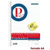 Ricambi rinforzati Pignaric - A4 - a righe 1R (conf. 40 fogli)