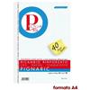 Ricambi rinforzati Pigna - A4 - a quadretti 5 mm 5M (conf. 40 fogli)